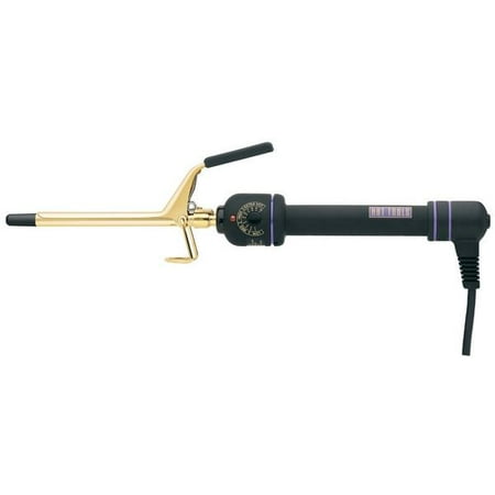 Hot Tools 3/8” Hair Curling Iron 24 K Gold Plated Barrel with Extra High Heat and Fast Heating with 10 Variable Heat Settings up to 430° F, Soft Grip (Best Large Barrel Curling Iron Uk)