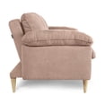 thumbnail image 4 of Sofá Cama Makora Milo Rosa Velvet con Memory Foam y Respaldo Reclinable, 4 of 8