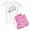 With Pink Camo Pant, variant on CafePress - Cute Baby Beluga Women's Light Pajamas - Women's Short Sleeve Print T-Shirt and Pants Light Cotton Pajama Set
