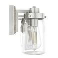 thumbnail image 6 of Hunter - Devon Park 3-light Brushed Nickel, Medium Size Vanity Light, Dimmable, Rustic Style, for Bedrooms, Dining, Living Rooms - 48020, 6 of 8