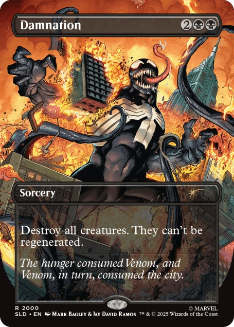 Magic the Gathering Secret Lair x Marvel's Spider-Man: Venom Unleashed (Colors) (Non-Foil)