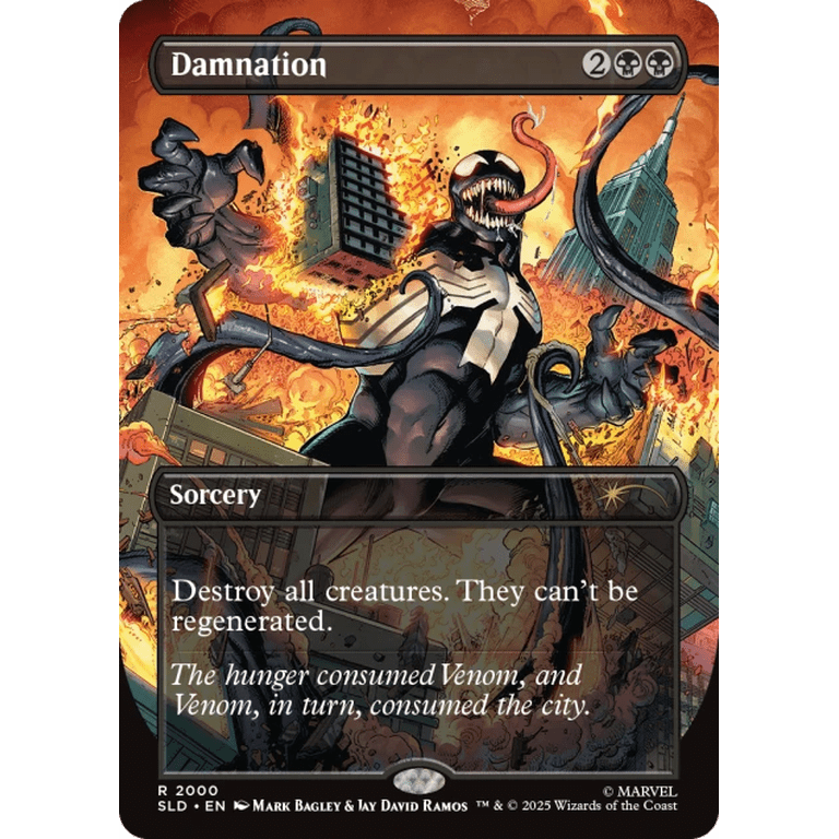 Magic the Gathering Secret Lair x Marvel's Spider-Man: Venom