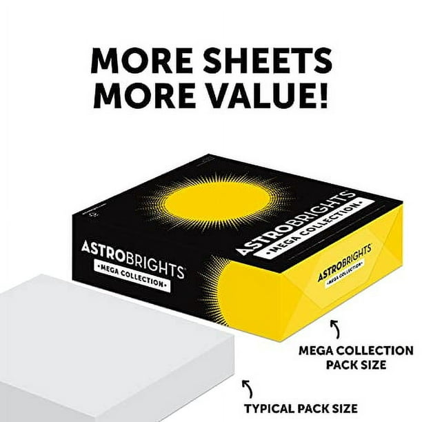 Astrobrights Mega Collection, Colored Cardstock,"