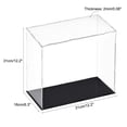 thumbnail image 2 of Unique Bargains Acrylic Clear Display Case Box Dustproof Protection Showcase Cube Collectibles Show Box 30x15x30cm, 2 of 7