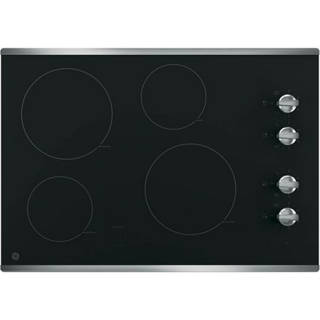 GE JP3030SJSS 30 inch Stainless 4 Burner Electric Cooktop