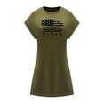 thumbnail image 1 of Vestido de verano para mujer, vestido con cuello redondo, para el trabajo, uso diario, citas, regalo de cumpleaños SG, 1 of 7