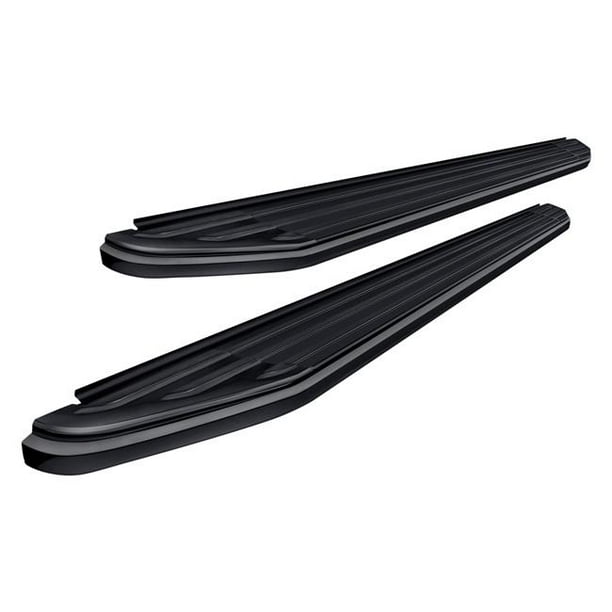 Black EZ R11 Running Boards for 2008 to 2016 GMC Acadia Denali