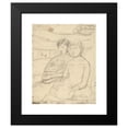 thumbnail image 2 of Mary Cassatt 20x24 Black Modern Framed Museum Art Print Titled - The Loge (Recto) (1882), 2 of 5