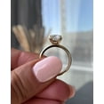 thumbnail image 3 of 3.00Ct Elongated Cushion Cut Lab-Grown Diamond Solitaire Engagement Ring, 14K Yellow Gold, 3 of 7