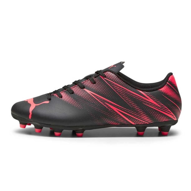 Tacos Puma Attacanto FG/AG Negro-Rojo 107477 03 para Hombre