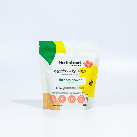 Herbaland Shroom Power Gummies - 240 g - Collations aux Bienfaits