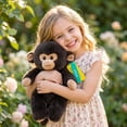 thumbnail image 6 of Stuffed Animal Monkey with Magnetic Hands, Valentine's Day Gift for Student, Birthday Gift for Boys Girls, 1 Pack, 6 of 6