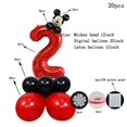 thumbnail image 1 of Hot Disney Mickey Mouse Kids Birthday Party Decorations Balloon Paper Cups Plate Baby Shower Disposable Tableware Supplies Gao Jinjia LED, 1 of 2