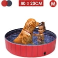 thumbnail image 1 of Dog Pool Pet Bathing Tub Plastic Wading Kiddie Pool for Medium and Large Dogs Kids, 1 of 4