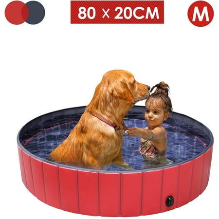 Dog pool, dog pool for large & small dogs, foldable swimming pool dogs