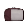 thumbnail image 2 of Travelers Club 3-Piece Rolling Soft side Travel Luggage Set - Mauve Wine Red, 2 of 15