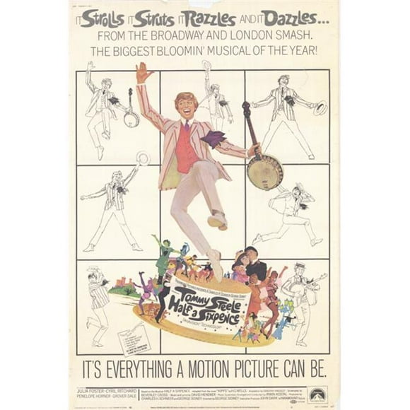 Posterazzi MOVCF2427 Half a Sixpence Movie Poster - 27 x 40 in.
