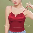 thumbnail image 2 of Tqcoqu Women's Solid Color Suspender Sexy Ventilate Thread Inner Shapewear Top, 2 of 6