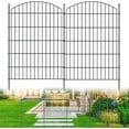 thumbnail image 1 of Panels Garden Fence Dog Fence Outdoor For Yard in H x .ft L Rustproof Metal Fencing with Ground Stakes | No Dig Animal Proof Containment for Pets/Rabbits | Durable Patio Security, 1 of 6