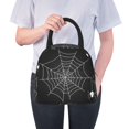 thumbnail image 6 of Fotbe A Web With A Spider Pattern Lunch Bag, Insulated Lunch Box, Small Leakproof Cooler Food Lunch Containers Reusable High Capacity Lunch Tote Bags for Work, Travel, Outdoor, 6 of 6