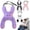 Purple, variant on H Shaped Car Travel Pillow, Car Seat Neck Support & Sleeping Pillow