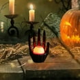 thumbnail image 6 of Halloween LED Pumpkin Night Light with Cat Design - Battery Operated Tabletop Decor for Home,Party,Mantle - Spooky Holiday Decoration Gift for Kids & Adults, 6 of 6