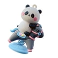 thumbnail image 2 of Car Spring Decoration Creative Shaking Head Ornament Stylish Desktop Doll Decoration Rocking Horse Panda, 2 of 9