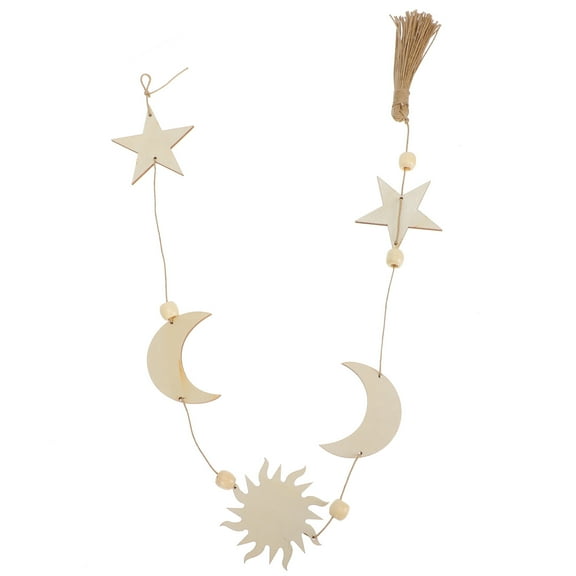 OUNONA Living Room Decor Moon Lamp Wall Decoration Bedroom Star and