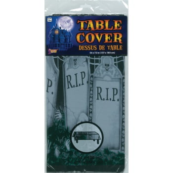 Plastic GRAVEYARD Table Cover 54 x 72" RM3297 