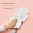 thumbnail image 5 of Nua Ultra Safe 50 Sanitary Pads For Women | 3 Sizes In 1: 12 Heavy Flow-Xl+, 20 Medium-Xl & 18 Light-L | Toxic-Free & Rash-Free | Unscented | Leakproof | With 50 Disposal Pouches|, 5 of 5