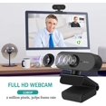thumbnail image 2 of LAICAIW Webcam with Microphone, Full HD 1080P Webcam for PC, Laptop, Desktop, MAC, Plug and Play Web Camera with Privacy Cover, USB Camera for YouTube, Zoom, Skype, Facetime, Windows, Linux, and macO, 2 of 7