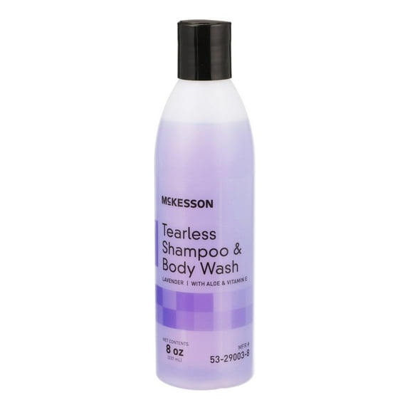 McKesson Tearless Shampoo and Body Wash with Collagen - Lavender Scent, 8 oz, 48 Ct