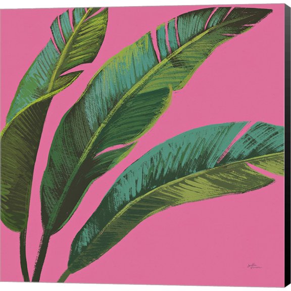 Welcome to Paradise XI on Pink by Janelle Penner, Canvas Wall Art