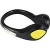 Night Running Gear Shoe Lights Flashing LED Reflective Gear Runners Joggers Bikers Kids Replaceable Batteries (Yellow)