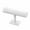 White, variant on One Tier T-Bar Bracelet Watch Jewelry Stand Display, Bangle Necklace Holder Organizer for Women Girls Men Home Organization