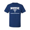 thumbnail image 2 of Nurse the Hardest Job You'll Ever Love | Mens Pop Culture Graphic T-Shirt, Royal, X-Large, 2 of 3