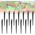 thumbnail image 1 of 100 Uds Piquets De Support De Tuyau D'irrigation Support Soporte De riego En Plastique Accroche Tuyau Arrosage Piquet Goutte Goutte Crochet Pour, 1 of 5