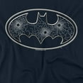 thumbnail image 2 of Batman Glass Hole Logo Women's T Shirt, Navy, Small, 2 of 6