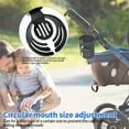 thumbnail image 4 of Stroller Cup Holder, Universal Cup Holder for Uppababy, Nuna, Doona Strollers, 360 ° Rotatable Bottle Holder for Stroller, Bike, Wheelchair, Walker, Scooter, 4 of 8