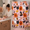 thumbnail image 4 of Leeye Halloween Shower Curtain Waterproof Quick Install Decorative Pumpkin Printed For Bathroom Bathtub, 4 of 4