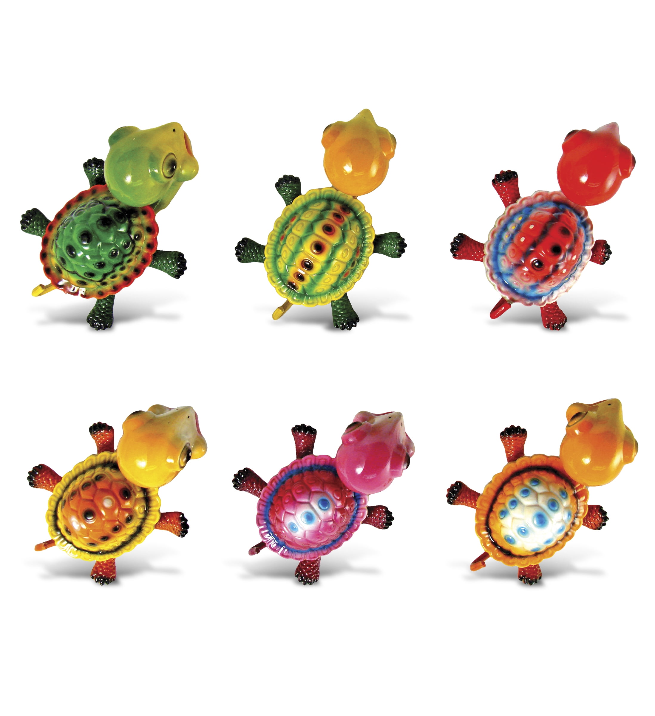 CoTa Global Land Turtle Refrigerator Bobble Magnets Set of 6 - Assorted  Color Fun Cute Tortoise Animal Bobble Magnets For Kitchen Fridge, Lockers  Home Decor Cool Office & Decorative Novelty - 6 Pack 