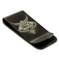 thumbnail image 2 of Stainless Steel Spiritual All Seeing Eye Engraved Money Clip Credit Card Holder, 2 of 2