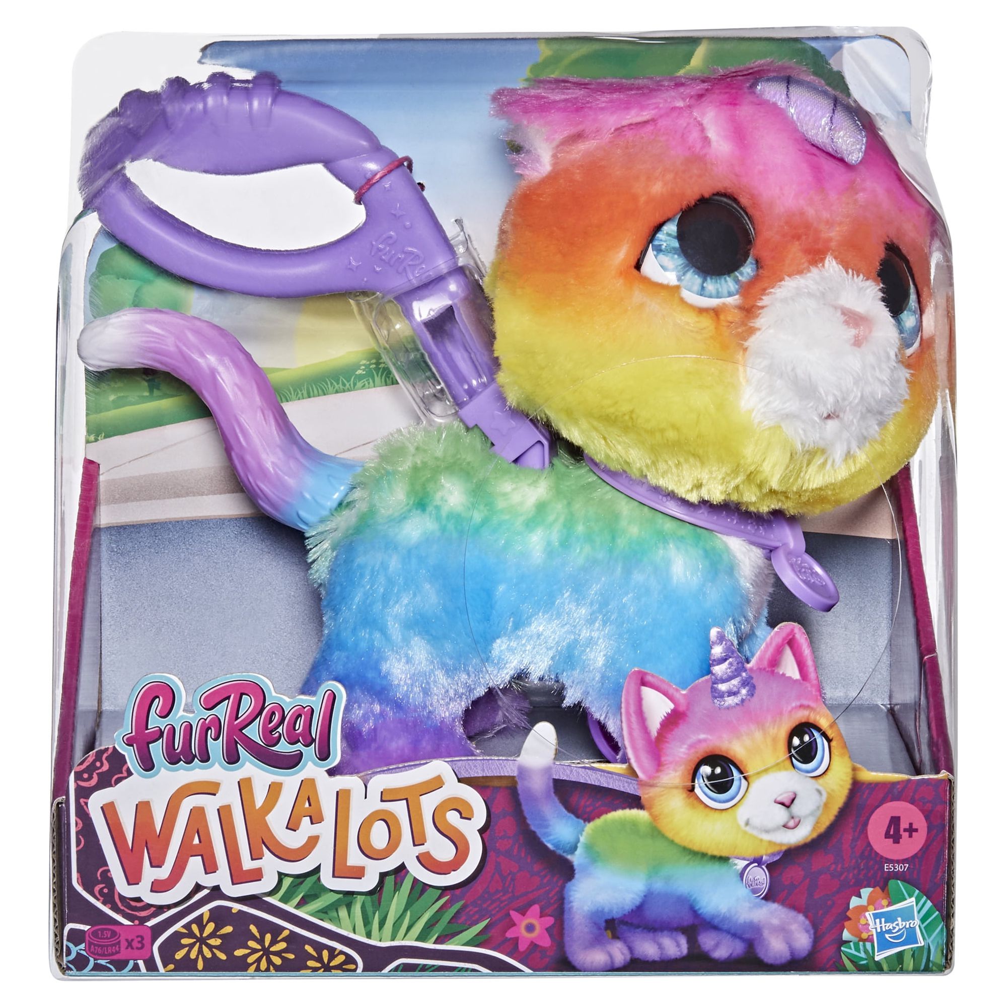 furReal Walkalots Big Wags Interactive Unicorn Cat Pet, Sounds and Motions, Ages 4 and Up - image 3 of 4