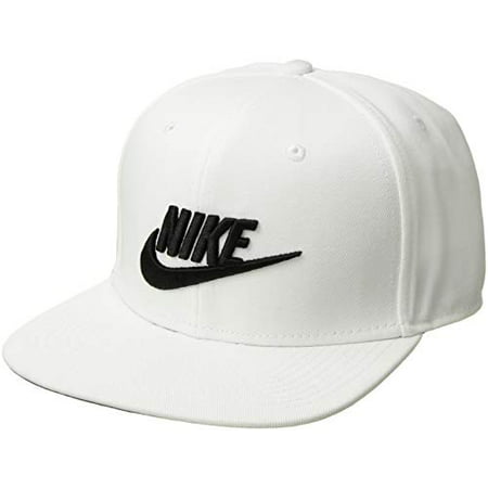 Nike Mens Pro Futura Snapback Hat White/Pine Green/Black 891284-100 ...