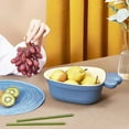 thumbnail image 4 of Clearance!Double Layer Strainer Basket with Ergonomic Grip-Versatile Kitchen Colander for Rinsing Vegetables,Fruits & Produce-Easy Water Release Design, 4 of 4