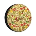 thumbnail image 1 of Fotbe Fruits And Vegetables Funda de Llanta de Repuesto con Estampado, Engrosada, Ajuste Universal para Jeep, Remolque, RV, SUV, Camión-17 inch, 1 of 6