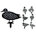 thumbnail image 1 of Visland Duck Stakes, Family Garden Silhouette Yard Art, Hollow Out Animal Shape Decor for Outdoor-for Lawns Backyard, 1 of 6