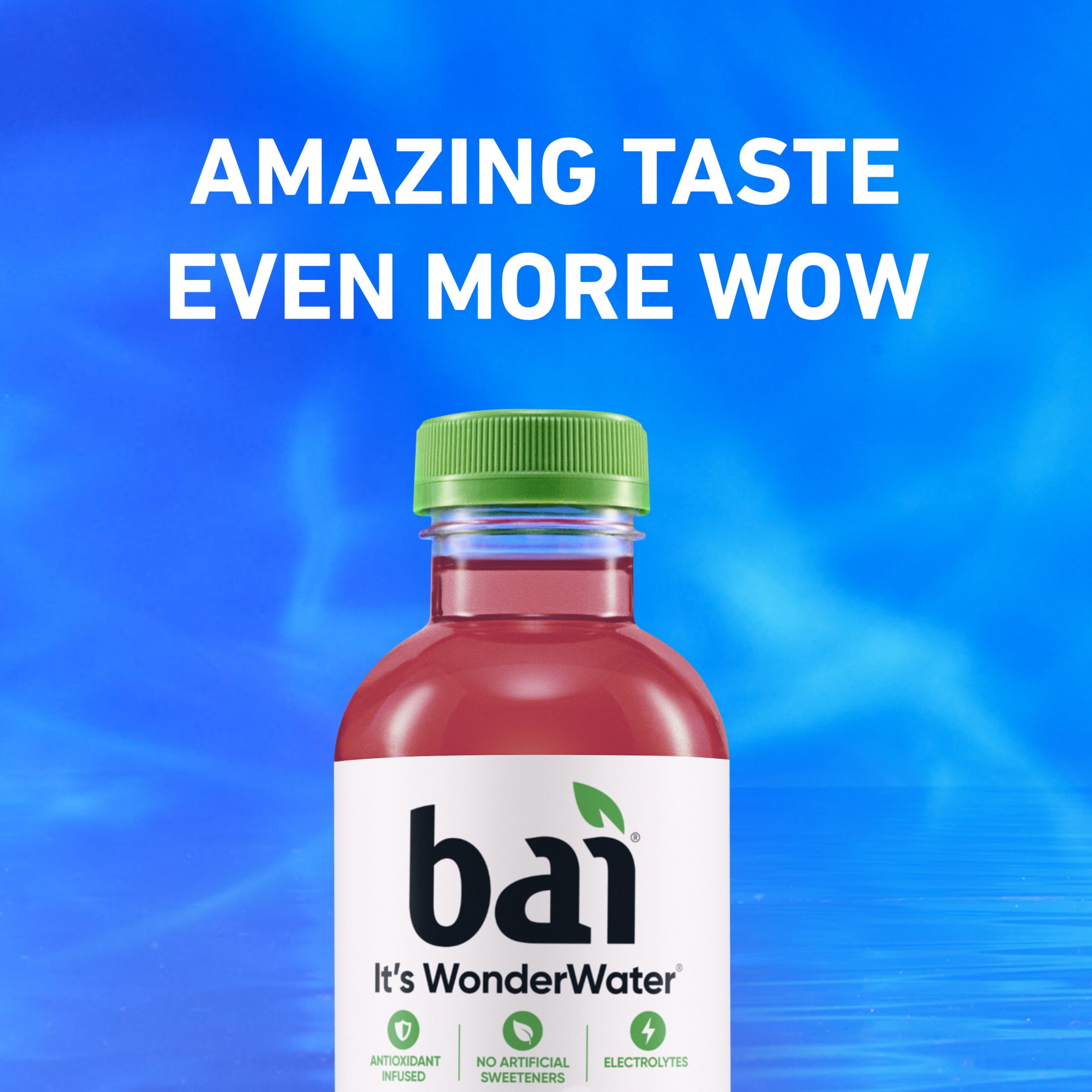 (5 pack) Bai Raspberry Lemon Lime Antioxidant Infused Water Beverage, 18 fl oz, Bottle