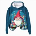 thumbnail image 4 of Towmus Womens Christmas Sweatshirts Long Sleeve Graphic Top Funny Hooded Sweatshirt Cute Pullover for Women, 4 of 4