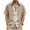 Khaki, variant on Shirt for Mens Bleached Tie-Dye Denim Short Sleeve Casual Button Down Washed Chambray Top Comfortable Loose Fit Vintage Blouse